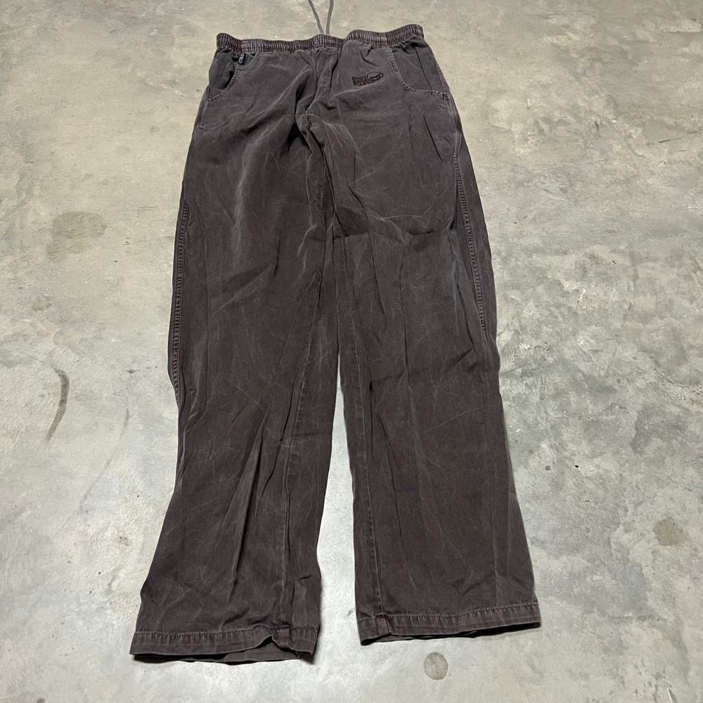 Crazy Shirts Hawaii Mens L Root Beer Dyed Cotton Elastic Waist Pants B008186